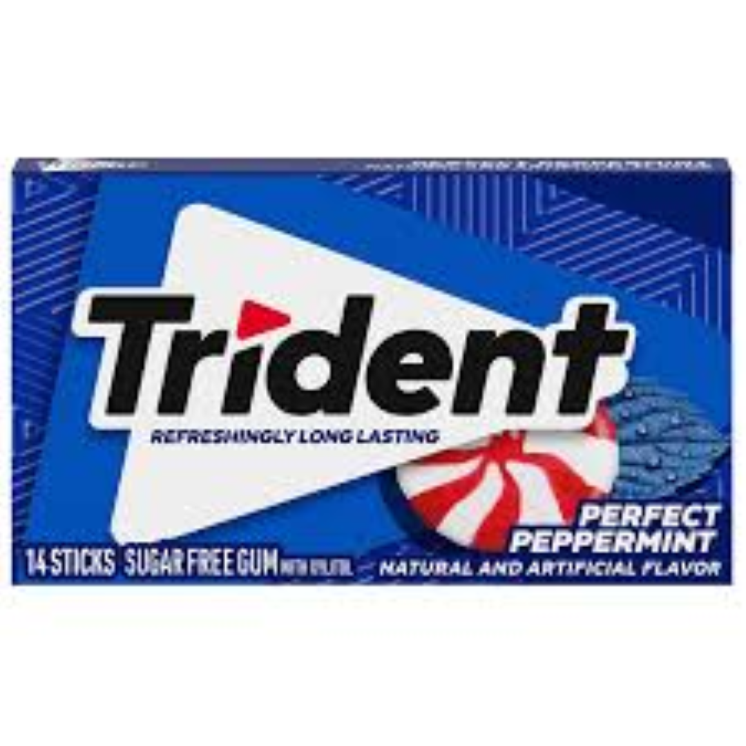 TRIDENT GUM PERFECT PEPPERMINT 14S S/F